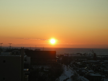 釧路の夕焼け